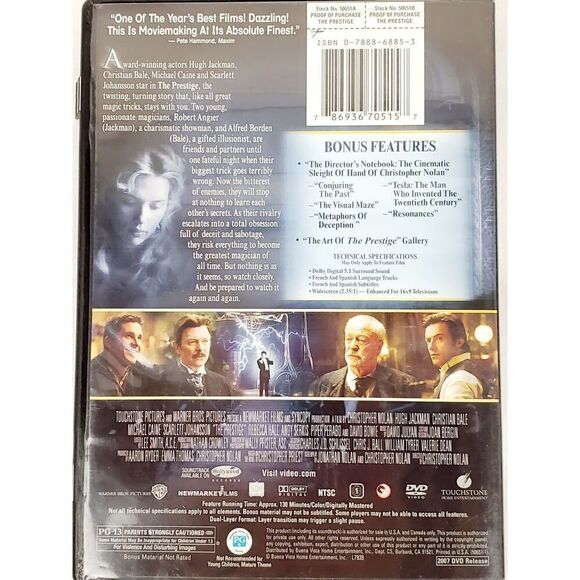 The Prestige (2006 Film) Drama/Drama [DVD] - Picture 3 of 3